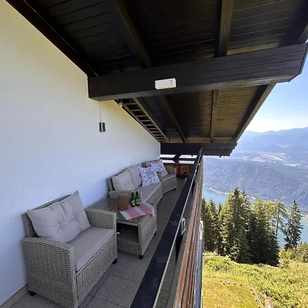 Apartmán Wolke7 Bytilly - Familienfreundliches Alpenzuhause Mit Hallenbad, Balkon & Panoramablick Hoch Oben Auf Der Gerlitzen